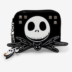 Disney NBC Jack Skellington Glow-in-the-Dark Small Zip Wallet